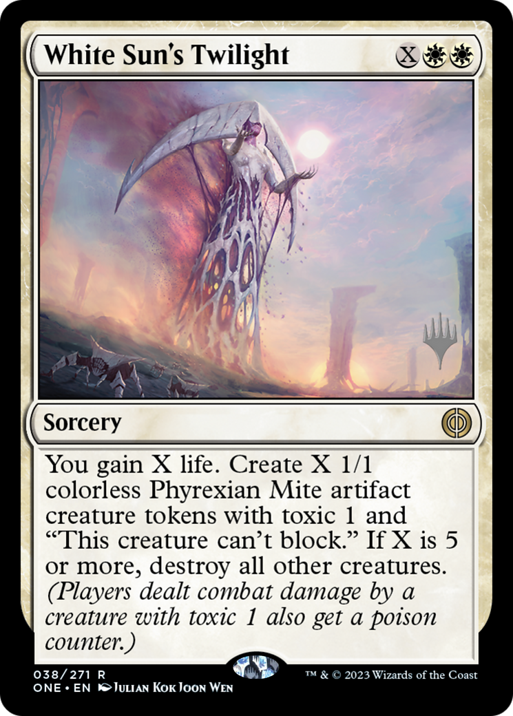 White Sun's Twilight (Promo Pack) [Phyrexia: All Will Be One Promos] | Good Games North
