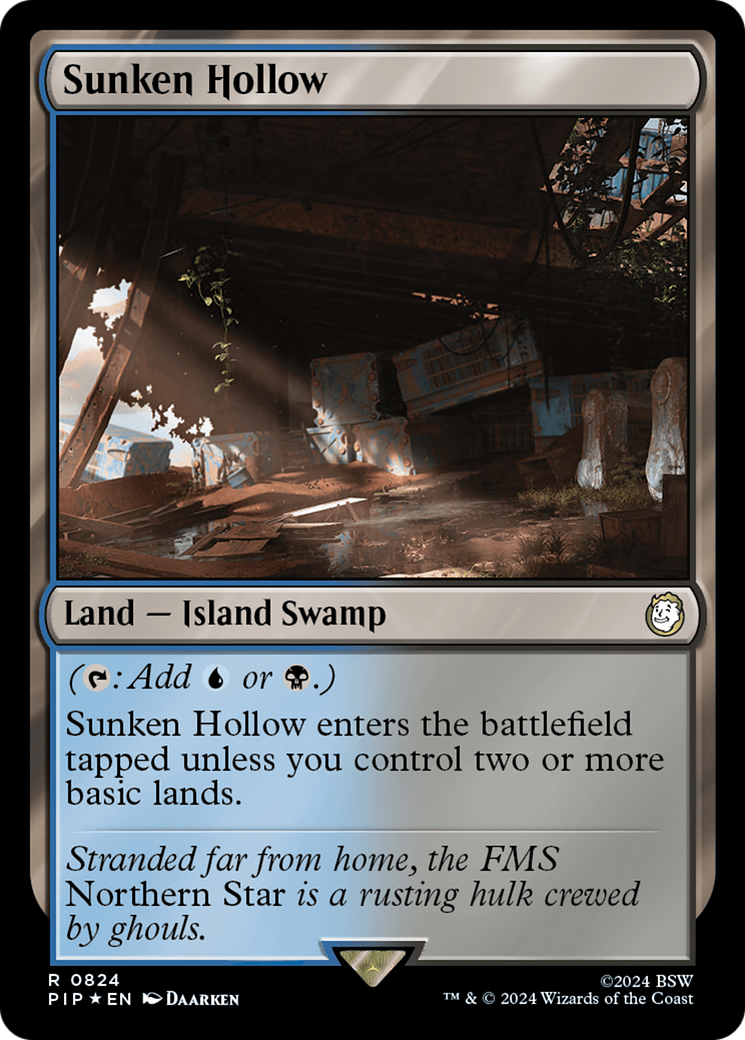 Sunken Hollow (Surge Foil) [Fallout] | Good Games North