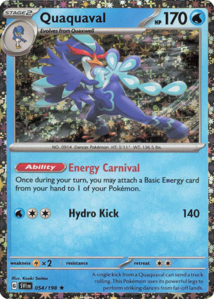 Quaquaval (054/198) (Sparkle Holo) [Miscellaneous Cards] | Good Games North