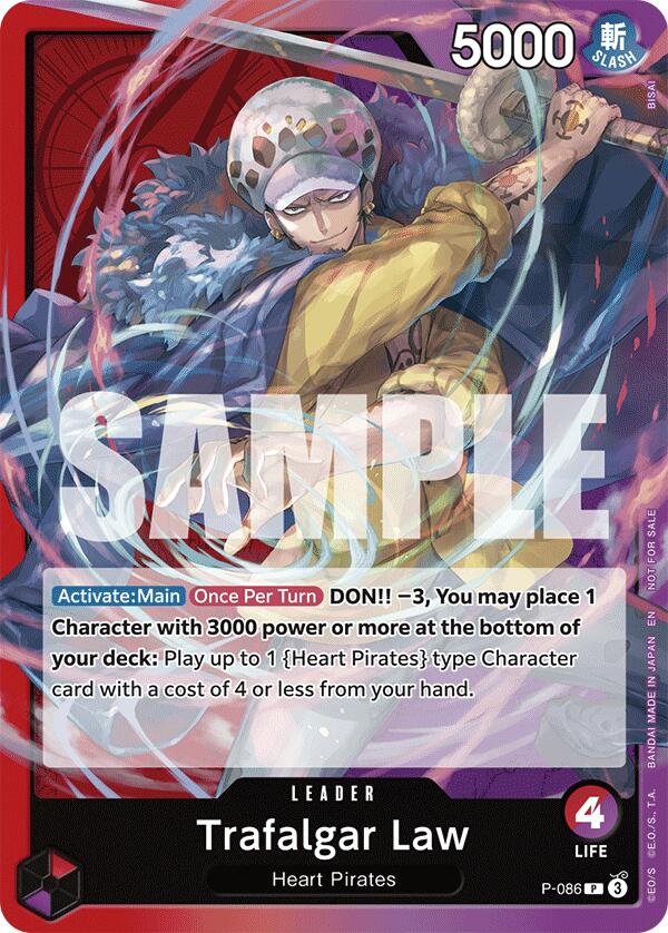 Trafalgar Law (OP10 Release Event) [One Piece Promotion Cards] | Good Games North