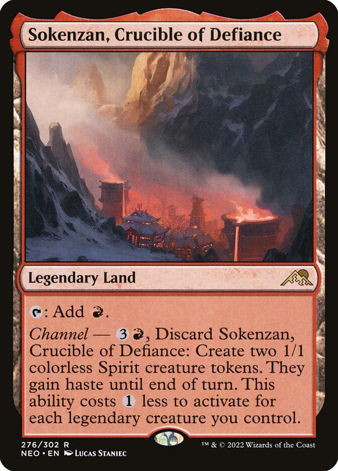 Sokenzan, Crucible of Defiance 276 (Kamigawa: Neon Dynasty)  - Foil | Good Games North