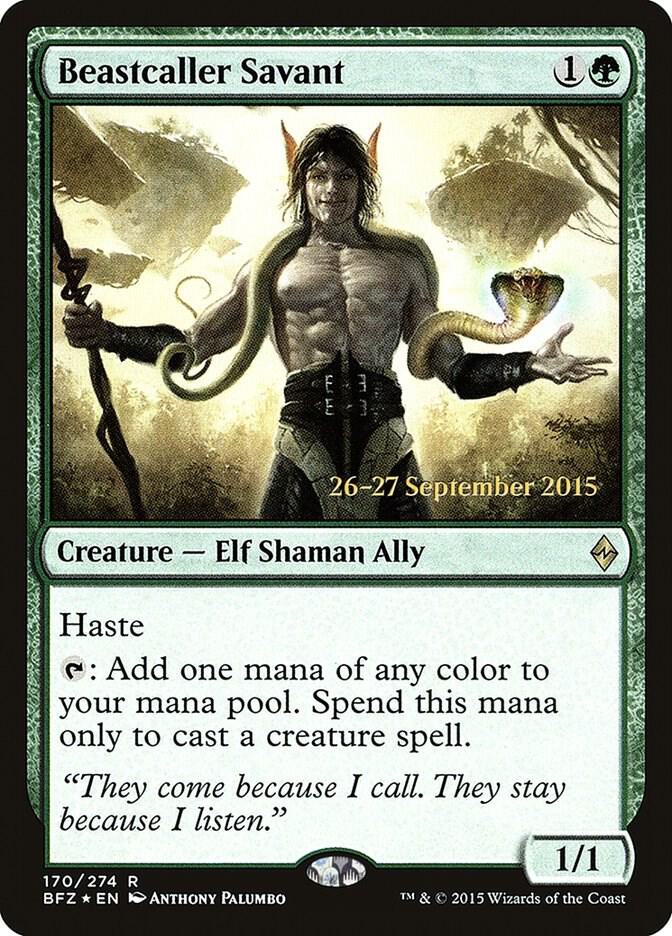 Beastcaller Savant (Prerelease Cards)  - Foil | Good Games North
