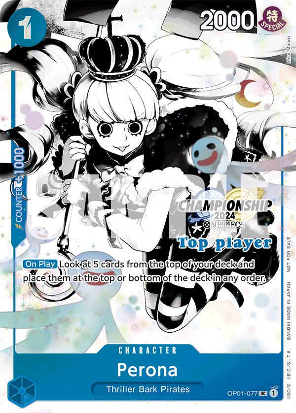 Perona (Championship 2024 Top Player Pack Vol. 2) [One Piece Promotion Cards] | Good Games North
