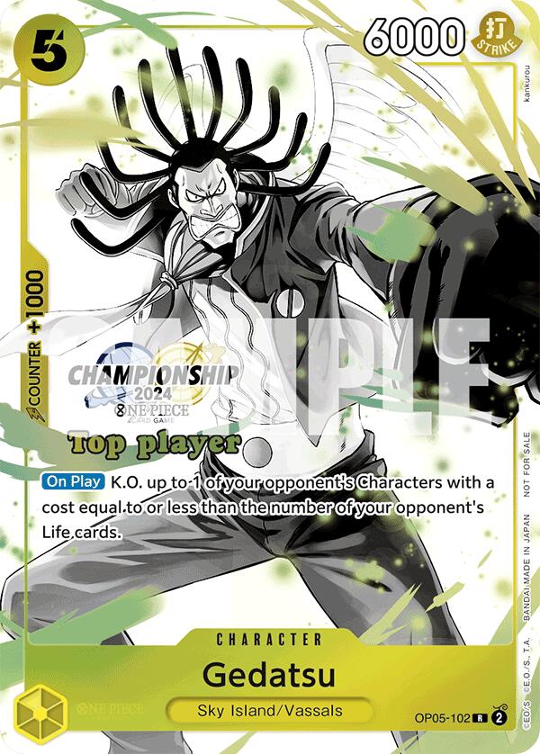Gedatsu (Championship 2024 Top Player Pack Vol. 2) [One Piece Promotion Cards] | Good Games North
