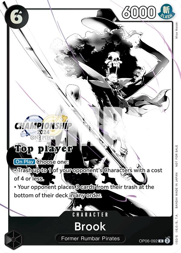 Brook (Championship 2024 Top Player Pack Vol. 2) [One Piece Promotion Cards] | Good Games North