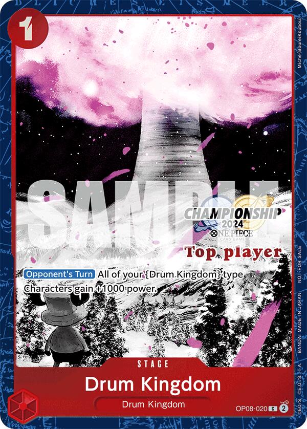 Drum Kingdom (Championship 2024 Top Player Pack Vol. 2) [One Piece Promotion Cards] | Good Games North