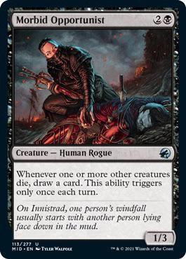 Morbid Opportunist (Innistrad: Midnight Hunt)  - undefined | Good Games North