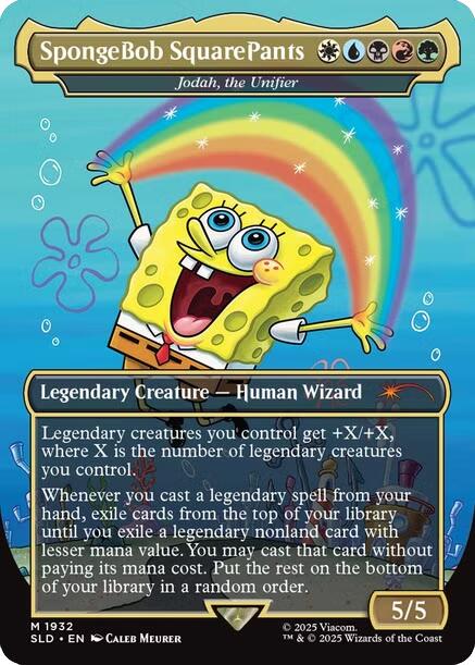 SpongeBob SquarePants - Jodah, the Unifier [Secret Lair Drop Series] | Good Games North