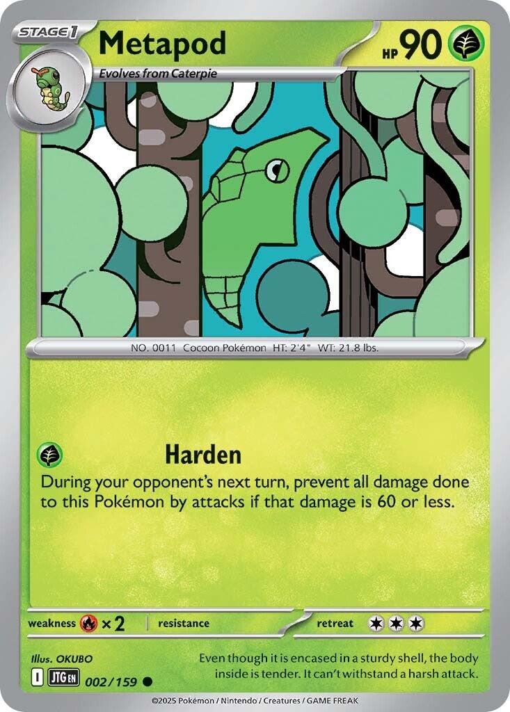 Metapod (002/159) [Scarlet & Violet: Journey Together] | Good Games North