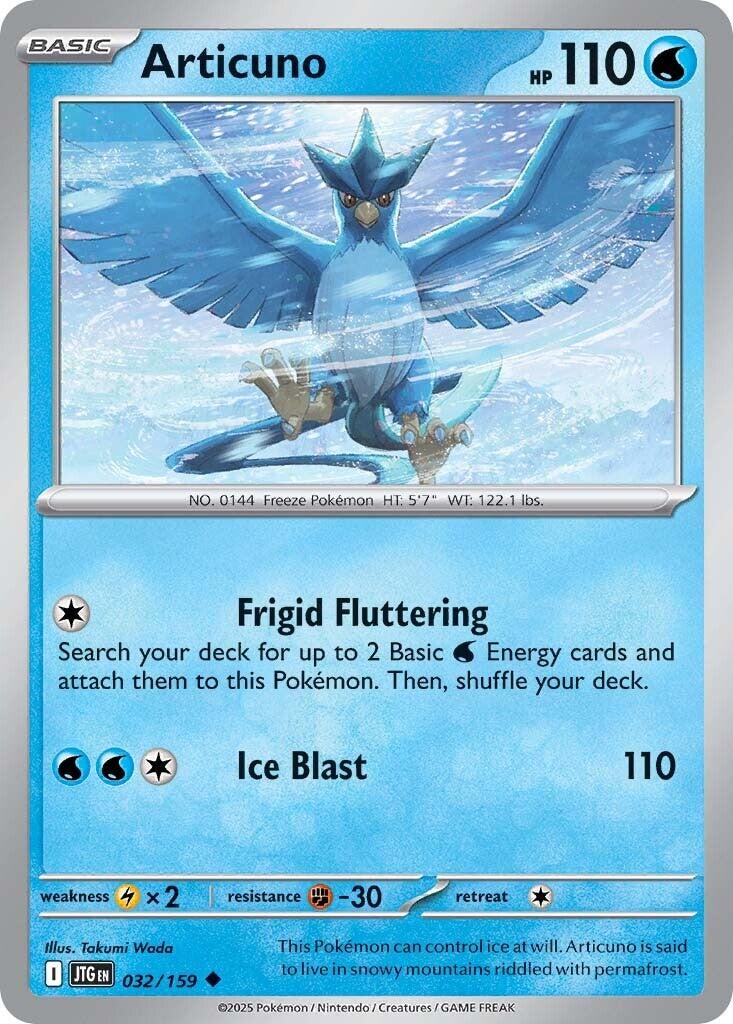 Articuno (032/159) [Scarlet & Violet: Journey Together] | Good Games North