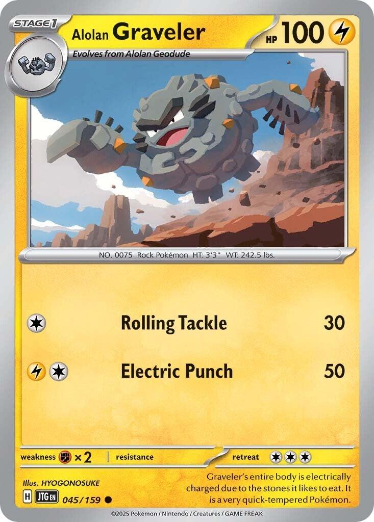 Alolan Graveler (045/159) [Scarlet & Violet: Journey Together] | Good Games North
