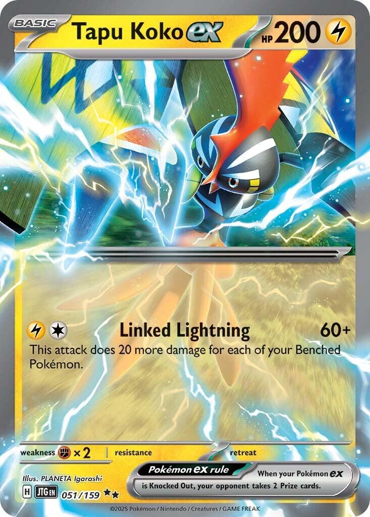 Tapu Koko ex (051/159) [Scarlet & Violet: Journey Together] | Good Games North