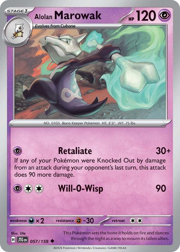 Alolan Marowak (057/159) [Scarlet & Violet: Journey Together] | Good Games North