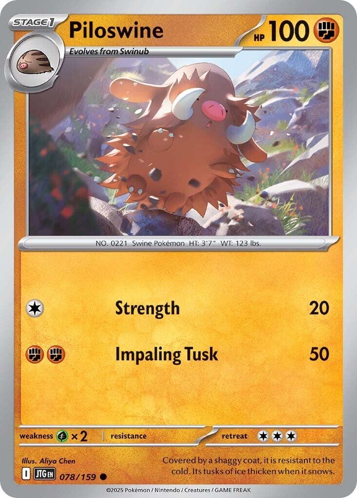 Piloswine (078/159) [Scarlet & Violet: Journey Together] | Good Games North
