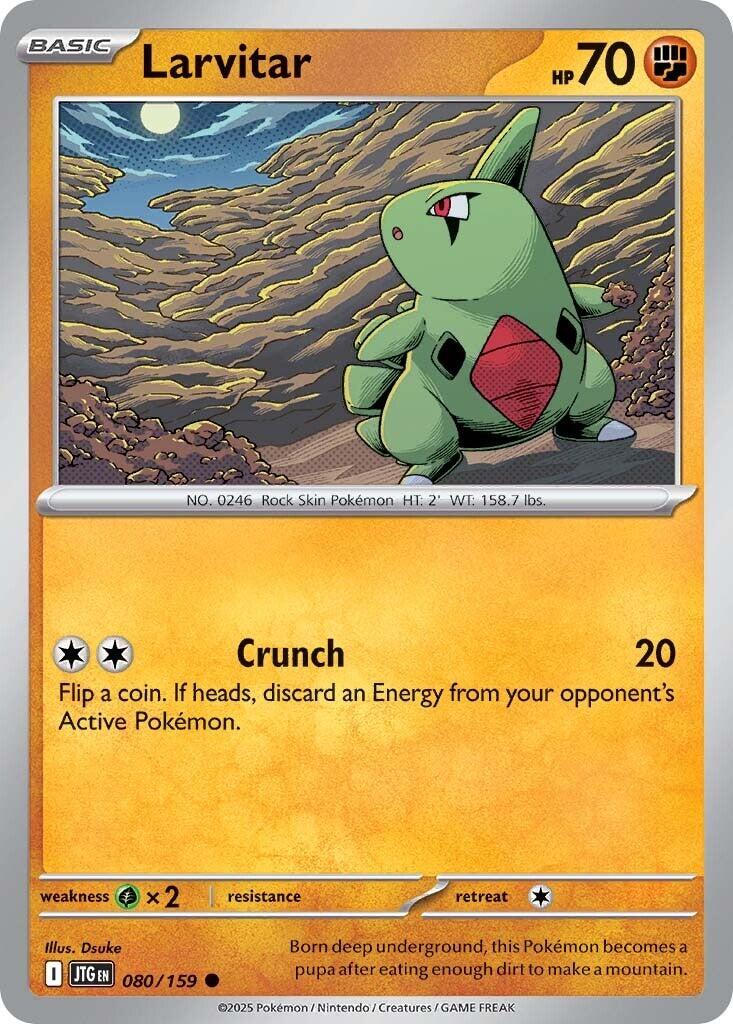 Larvitar (080/159) [Scarlet & Violet: Journey Together] | Good Games North