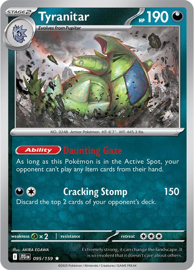 Tyranitar (095/159) [Scarlet & Violet: Journey Together] | Good Games North