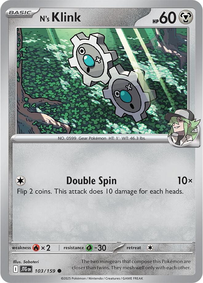 N's Klink (103/159) [Scarlet & Violet: Journey Together] | Good Games North