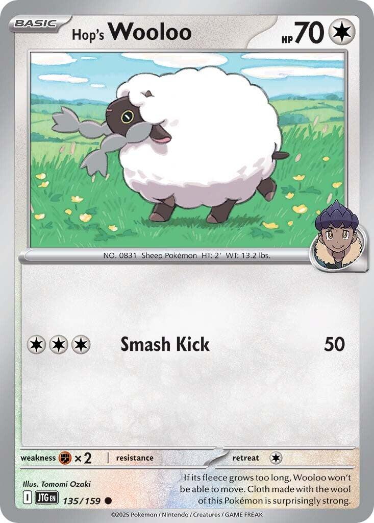 Hop's Wooloo (135/159) [Scarlet & Violet: Journey Together] | Good Games North