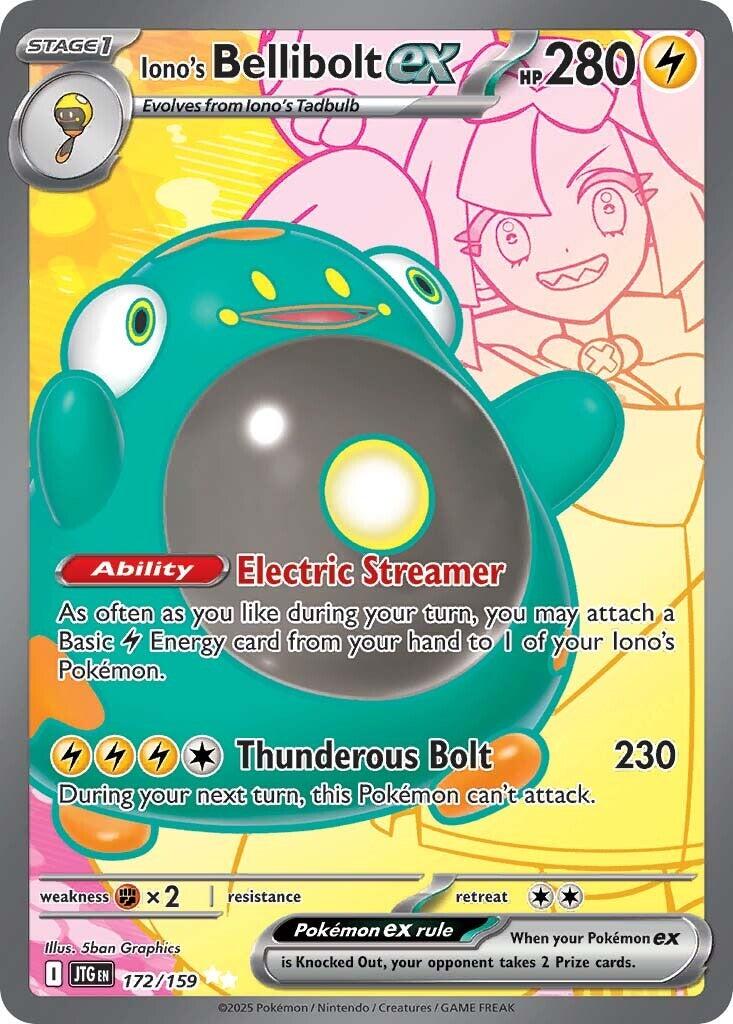 Iono's Bellibolt ex (172/159) [Scarlet & Violet: Journey Together] | Good Games North