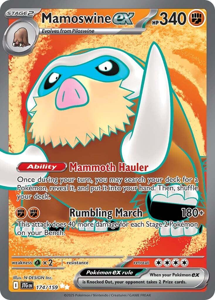 Mamoswine ex (174/159) [Scarlet & Violet: Journey Together] | Good Games North