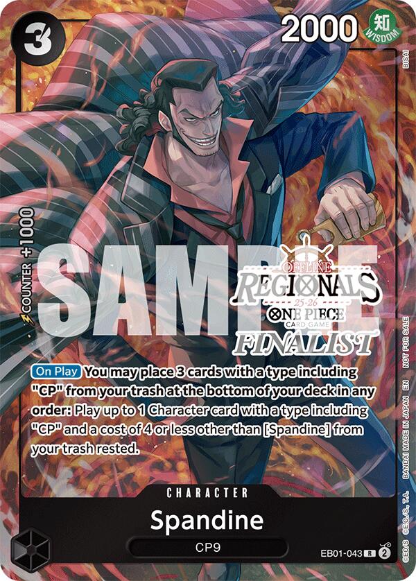 Spandine (Offline Regional Finalist Card Set 2025 Vol.1) [One Piece Promotion Cards] | Good Games North