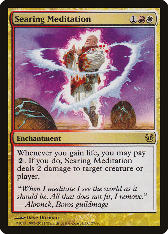 Searing Meditation (Duel Decks: Ajani vs. Nicol Bolas)  | Good Games North