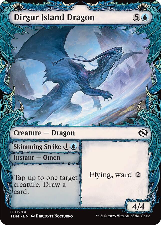Dirgur Island Dragon (Showcase) [Tarkir: Dragonstorm] | Good Games North