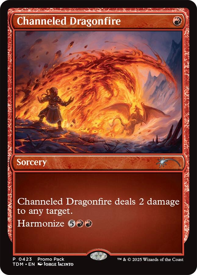 Channeled Dragonfire [Tarkir: Dragonstorm Promos] | Good Games North