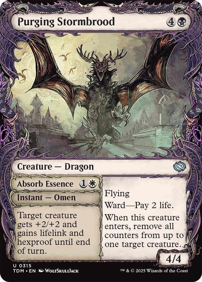 Purging Stormbrood (Showcase) [Tarkir: Dragonstorm] | Good Games North