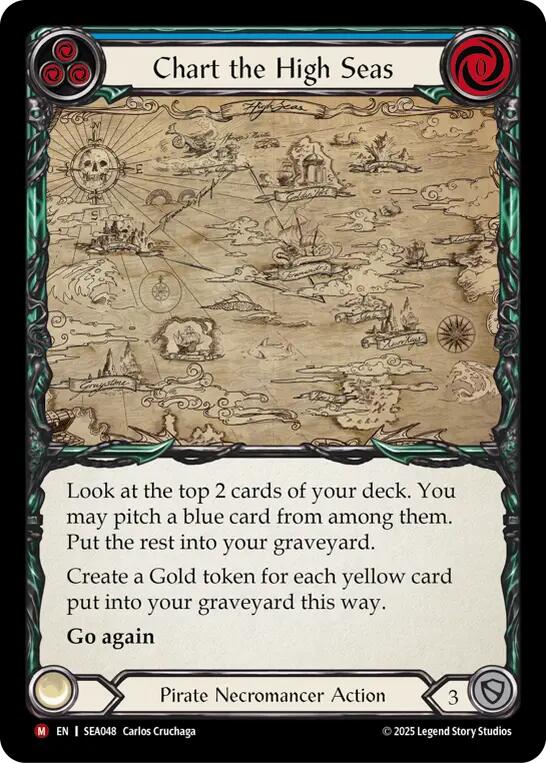 Chart the High Seas [SEA048] (High Seas)  Rainbow Foil | Good Games North