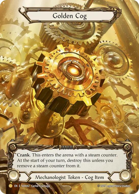 Golden Cog (Marvel) [SEA042] (High Seas)  Rainbow Foil | Good Games North