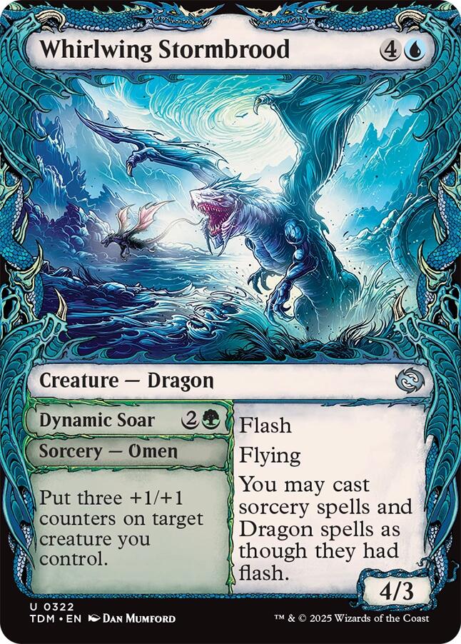 Whirlwing Stormbrood (Showcase) [Tarkir: Dragonstorm] | Good Games North