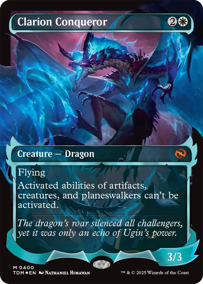 Clarion Conqueror (Showcase) [Tarkir: Dragonstorm] | Good Games North