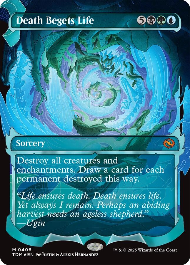 Death Begets Life (Showcase) [Tarkir: Dragonstorm] | Good Games North