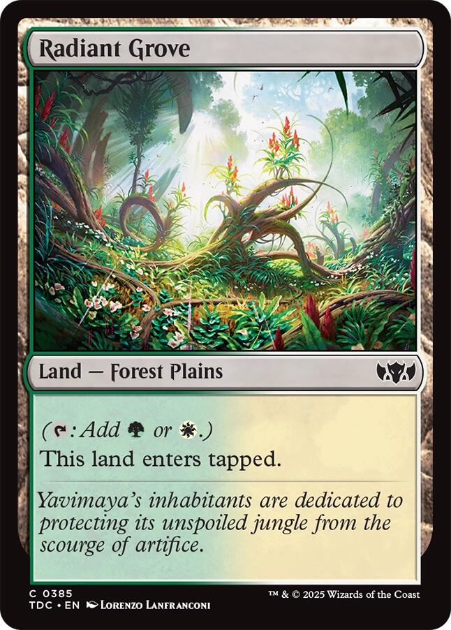 Radiant Grove [Tarkir: Dragonstorm Commander] | Good Games North