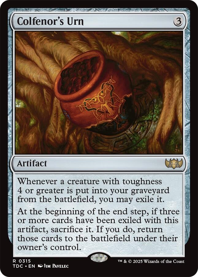 Colfenor's Urn [Tarkir: Dragonstorm Commander] | Good Games North