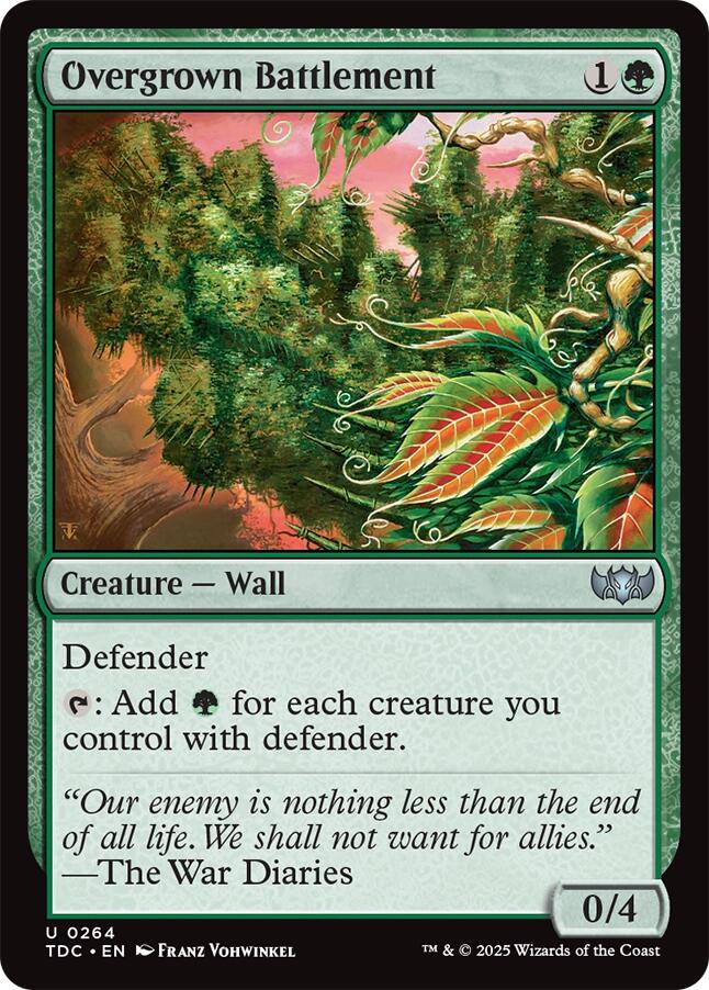 Overgrown Battlement [Tarkir: Dragonstorm Commander] | Good Games North
