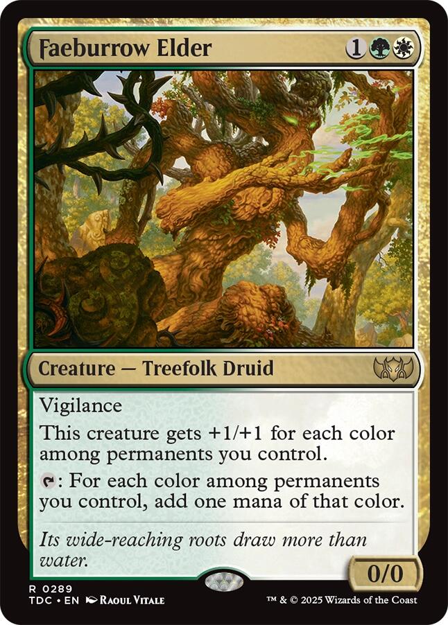 Faeburrow Elder [Tarkir: Dragonstorm Commander] | Good Games North