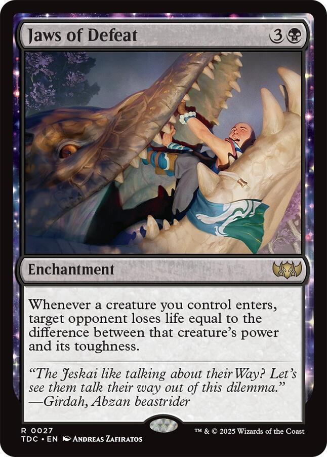 Jaws of Defeat [Tarkir: Dragonstorm Commander] | Good Games North