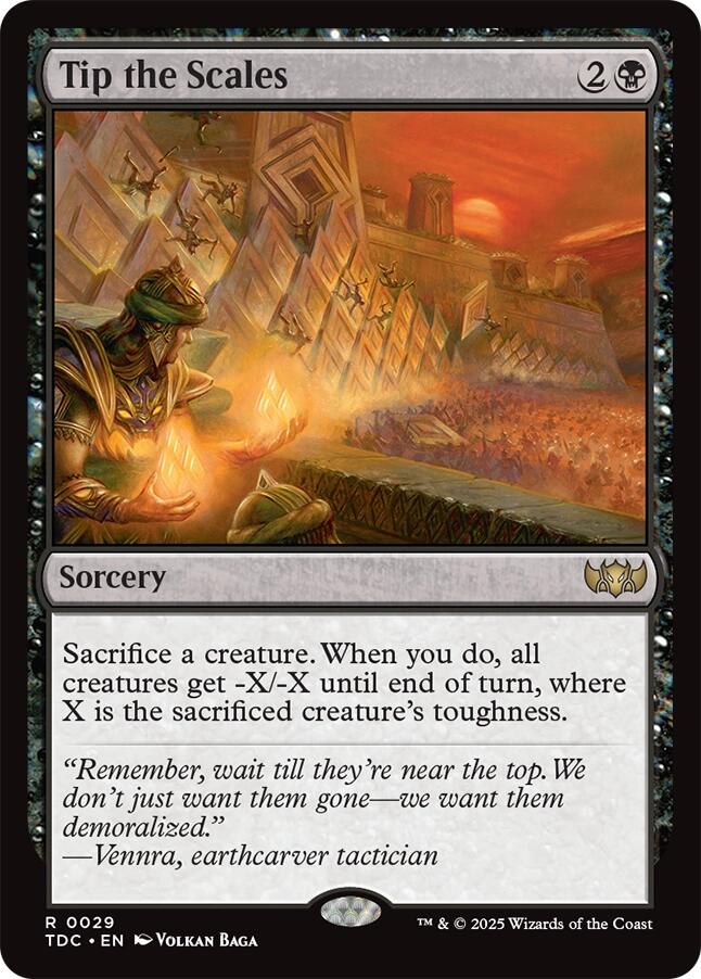 Tip the Scales [Tarkir: Dragonstorm Commander] | Good Games North