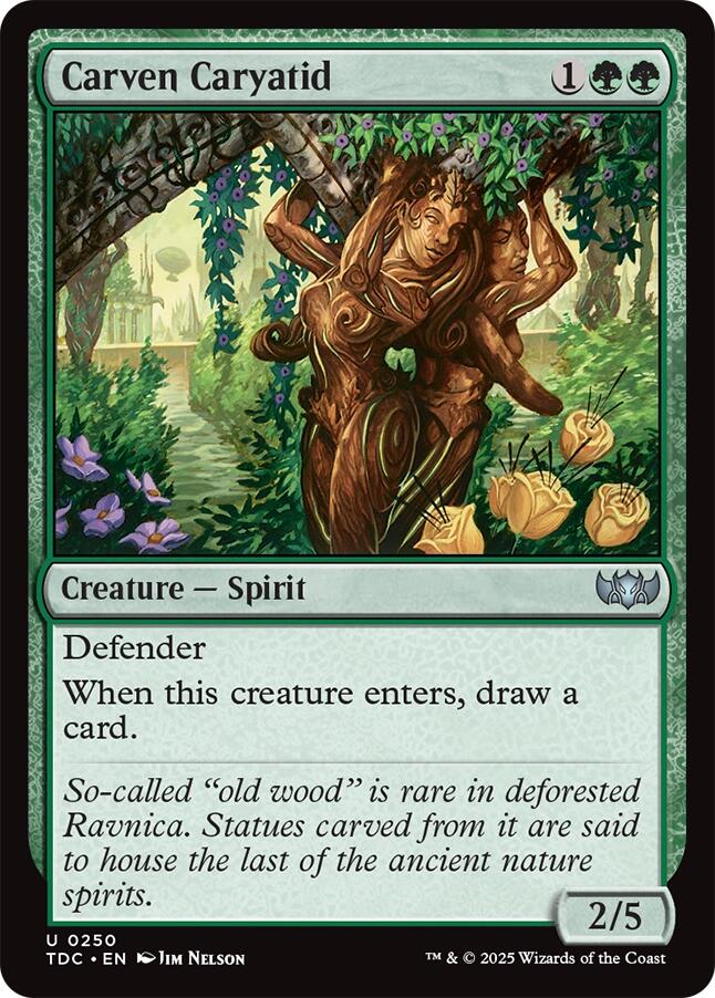 Carven Caryatid [Tarkir: Dragonstorm Commander] | Good Games North