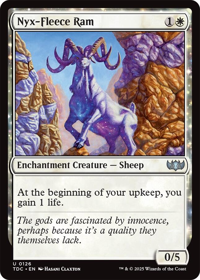 Nyx-Fleece Ram [Tarkir: Dragonstorm Commander] | Good Games North