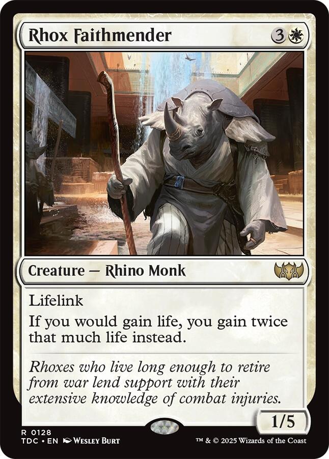 Rhox Faithmender [Tarkir: Dragonstorm Commander] | Good Games North
