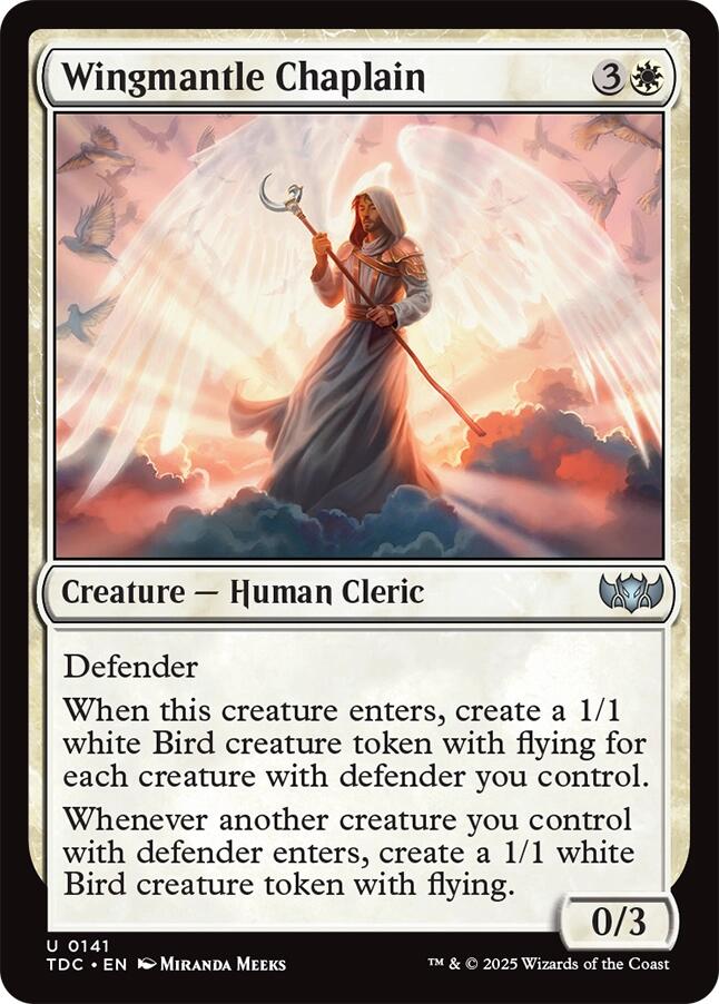Wingmantle Chaplain [Tarkir: Dragonstorm Commander] | Good Games North