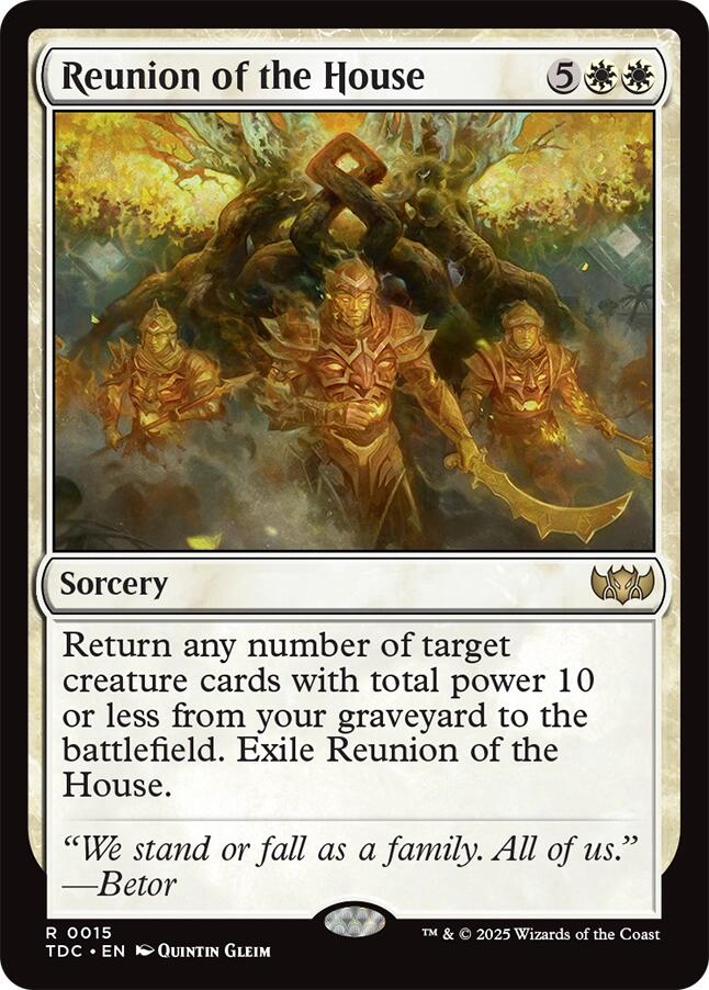Reunion of the House [Tarkir: Dragonstorm Commander] | Good Games North