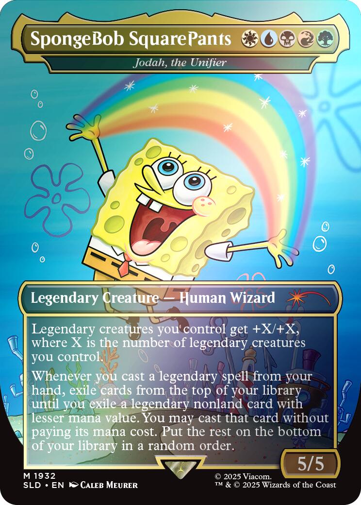 SpongeBob SquarePants - Jodah, the Unifier (Rainbow Foil) [Secret Lair Drop Series] | Good Games North