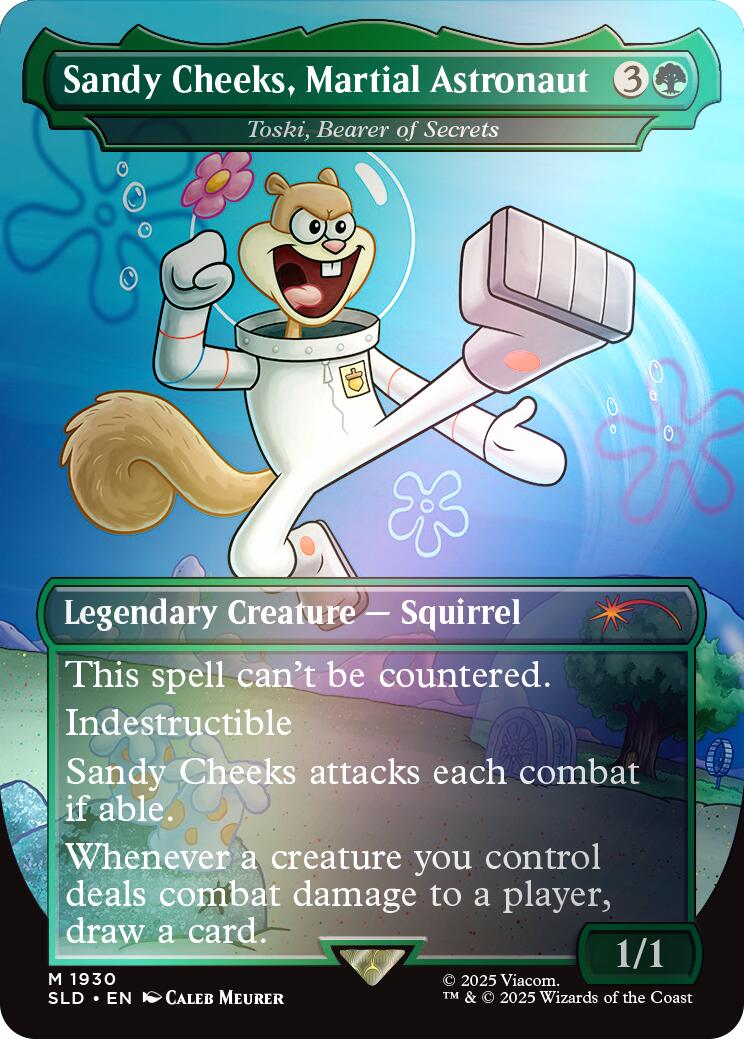 Sandy Cheeks, Martial Astronaut - Toski, Bearer of Secrets (Rainbow Foil) [Secret Lair Drop Series] | Good Games North