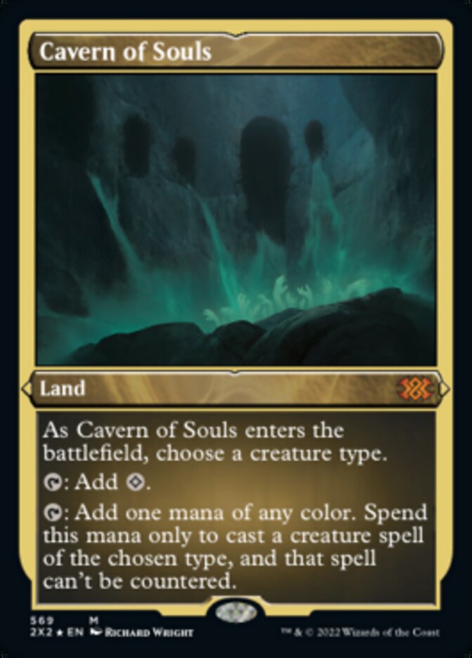 Cavern of Souls (Foil Etched) [Double Masters 2022] | Good Games North