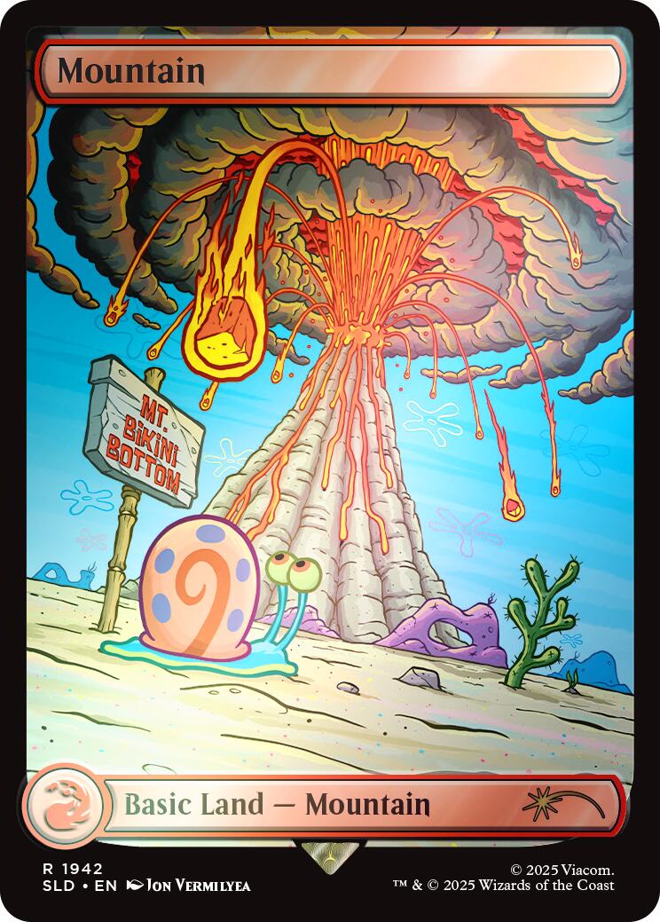 Mountain (1942) (Rainbow Foil) [Secret Lair Drop Series] | Good Games North