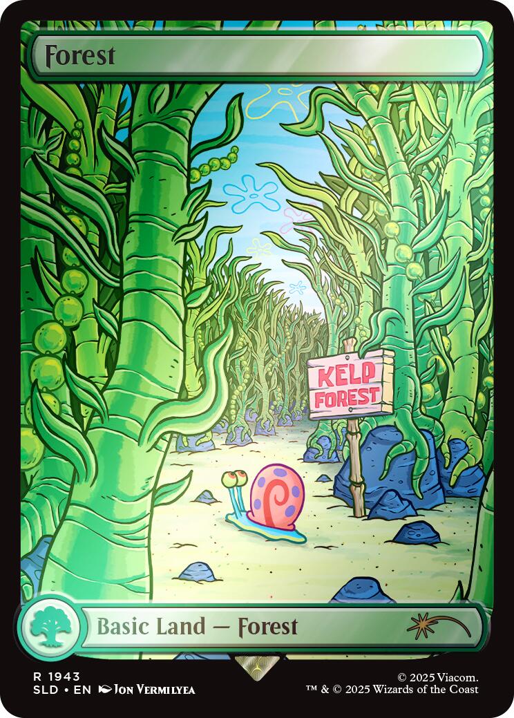 Forest (1943) (Rainbow Foil) [Secret Lair Drop Series] | Good Games North